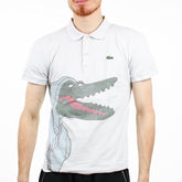 Lacoste Jeans - Michel - Tixier Polo - Farbe: White - Größe: S - VintageR2